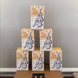 Popmart Pin for Love Labubu E, F, H, I The Monsters Plush Pendant SEALED